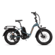 Right side view of a RadExpand 5 Plus electric folding bike in slate blue