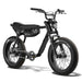 Front view of the SUPER73-ZX SE Legacy Series ebike in blackout @color_blackout
