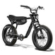 Front view of the SUPER73-ZX SE Legacy Series ebike in blackout @color_blackout