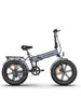 a slate gray engwe ep-2 pro folding electric bike
