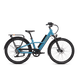 Right side view of a Radster Road electric commuter bike, size large in bay blue