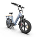 Gray Cargo electric bike side view-Kingbull Voyager 2.0