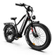 Kingbull Discover electric bike in black, left side angle view emphasizing fat tire design
