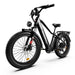 Kingbull Discover electric bike in black, right side angle view highlighting wheel and tire details