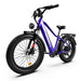 Kingbull Discover electric bike in blue, right side angle view displaying tire and rim details
