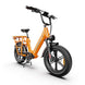 Orange Cargo electric bike side view-Kingbull Voyager 2.0