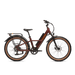 Right side view of a Radster Trail electric commuter bike, size large in copper red