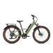 Right side view of a Radster Trail electric commuter bike, size large in fir green