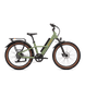 Right side view of a Radster Trail electric commuter bike, size large in fir green