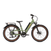 Right side view of a Radster Trail electric commuter bike, size regular in fir green