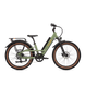 Right side view of a Radster Trail electric commuter bike, size regular in fir green