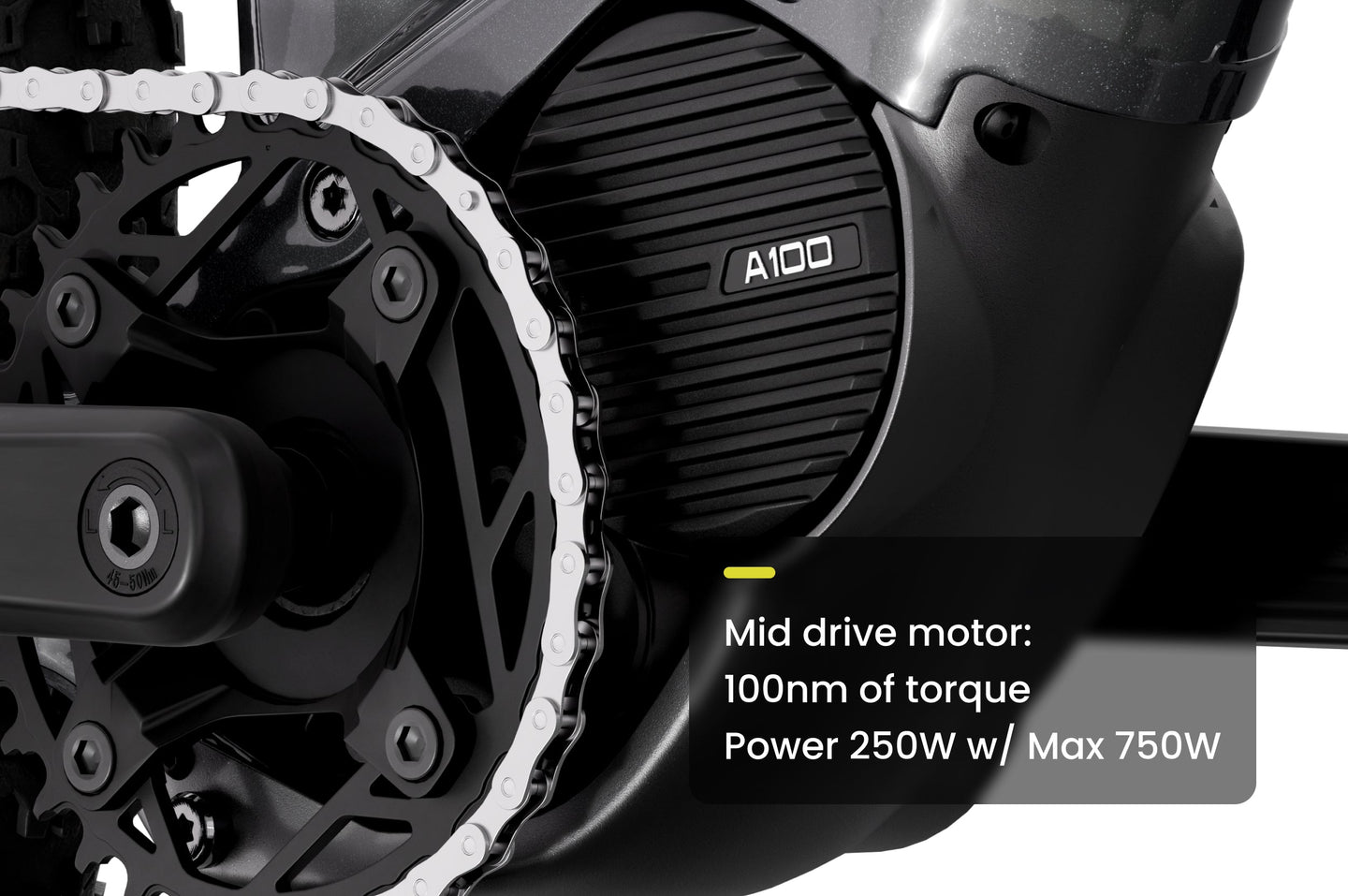 Ramblas info - Mid drive motor: 100nm of torque, Power 250W w/ Max 750W - common