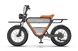 Rictor K1 Retro-style electric motorcycle with sturdy frame front and rear