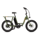 Right side of a green RadRunner cargo utility ebike on a white background.