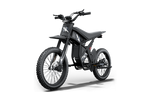 Black GT73 Pro electric motorbike with off-road tires and rugged frame design