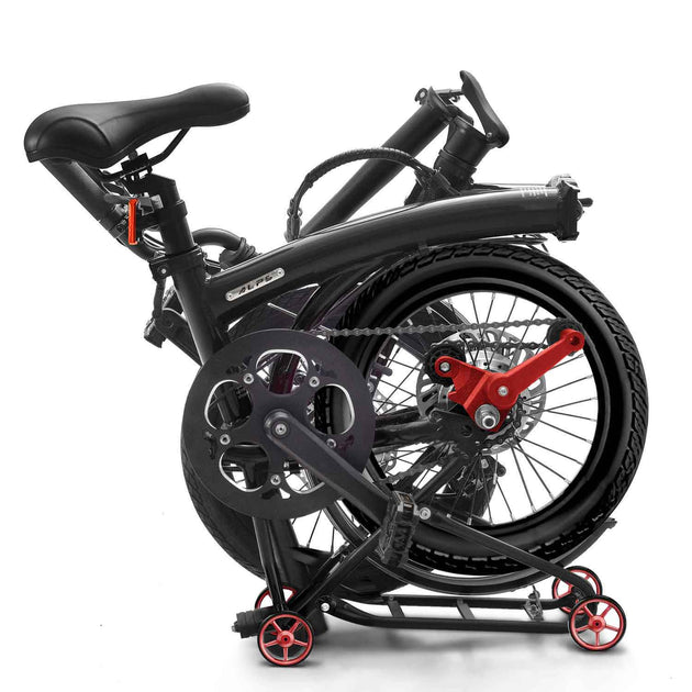 ALPS 3 folding 5 - Speed Electric Bicycles (Black) - Riding 5 Electric Bike