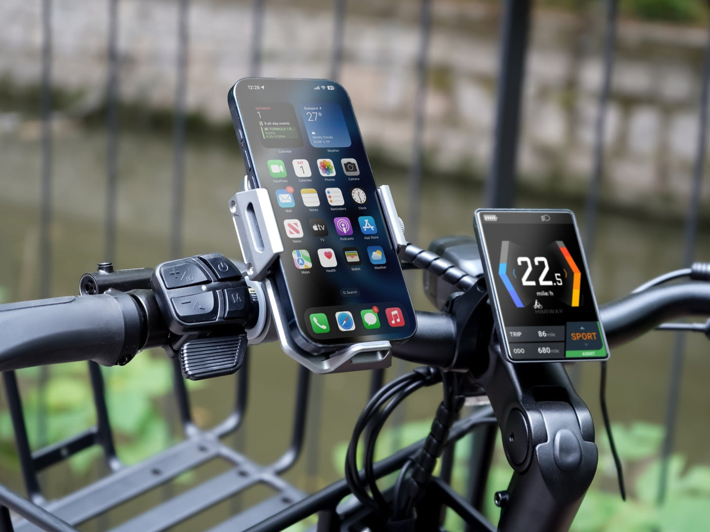 Aluminum Alloy Phone Holder - Riding 5 Electric Bike