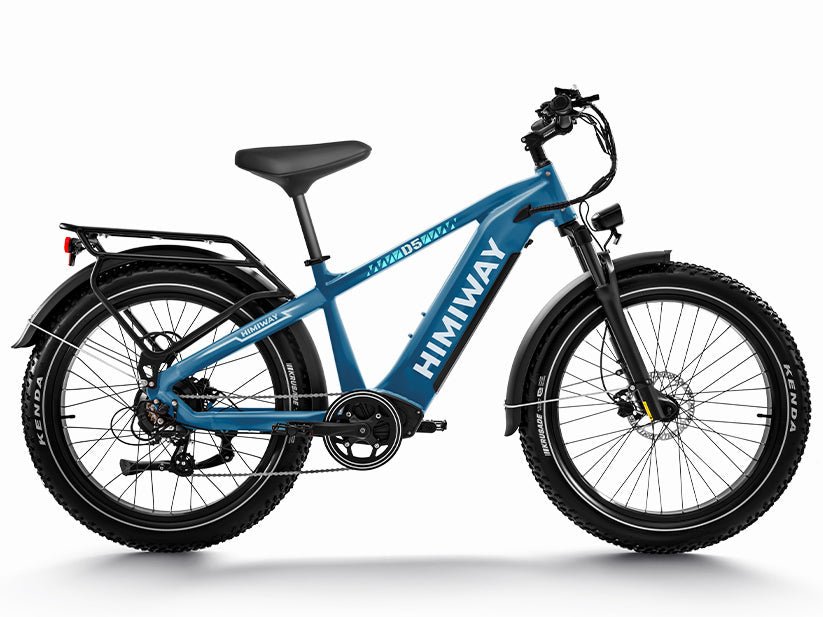 D5(Zebra) / Premium All - terrain Electric Fat Bike - Riding 5 Electric Bike