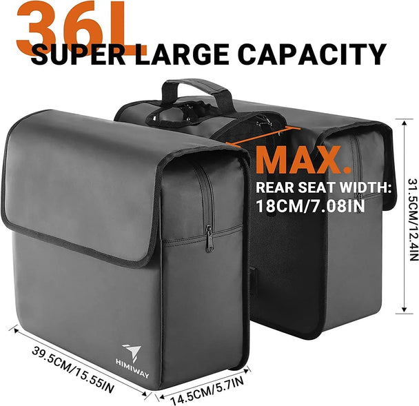 Dual - side Panniers - Riding 5 Electric Bike