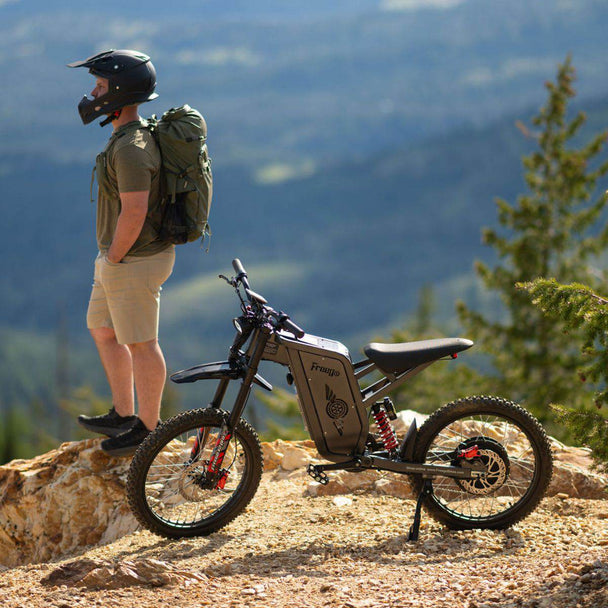 Freego X2 Pro All-Terrain Dirt eBike - Riding 5 Electric Bike