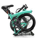 iGOGOMi ALPS 3 folding 3 - Speed Electric Bicycles (ice blue) - Riding 5 Electric Bike