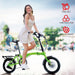 IGOGOMI ALPS E - Bike 3 folding 3 Speed （Green） - Riding 5 Electric Bike