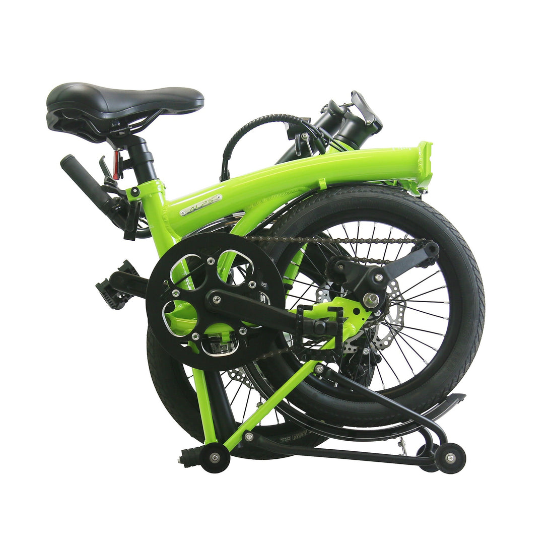 IGOGOMI ALPS E - Bike 3 folding 3 Speed （Green） - Riding 5 Electric Bike