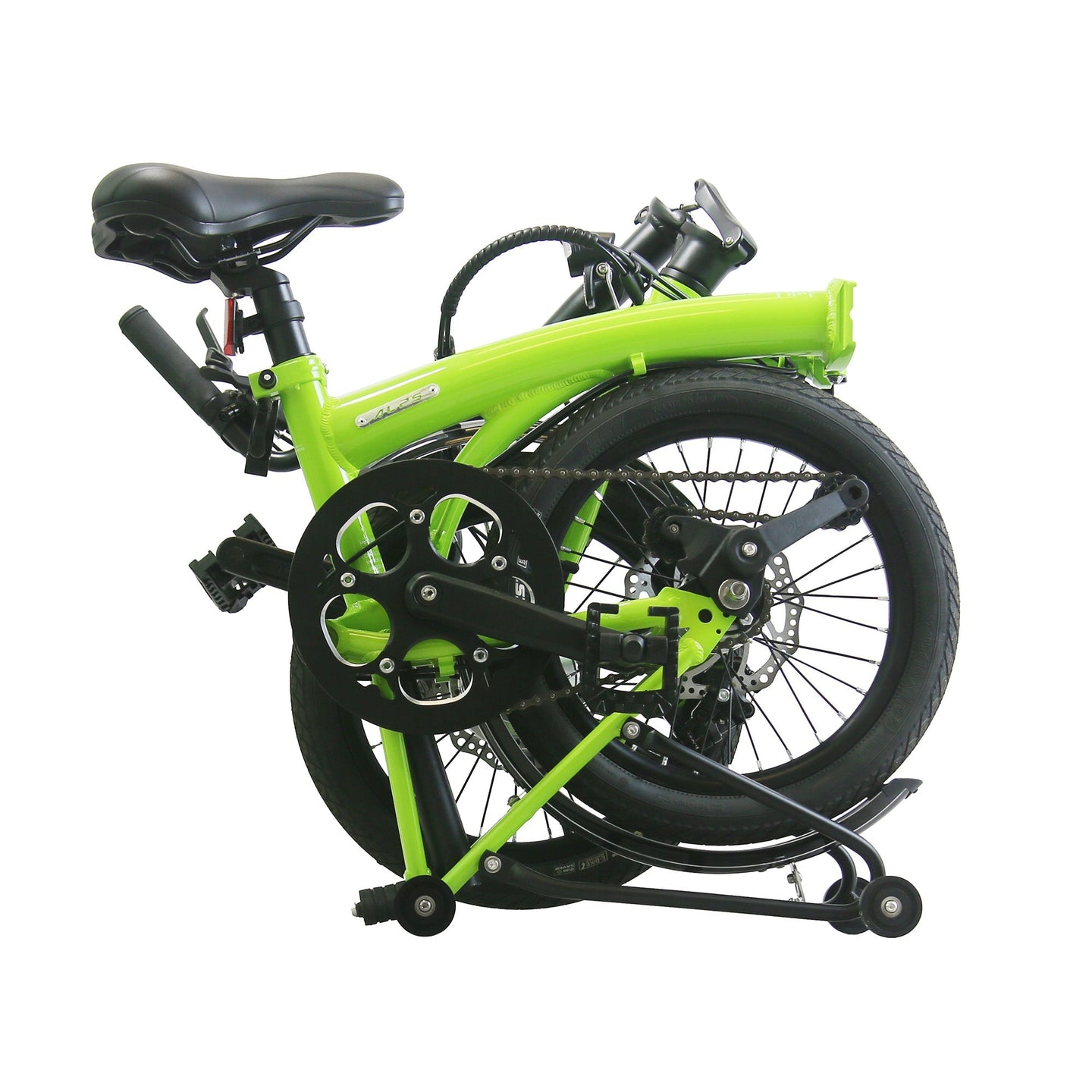 IGOGOMI ALPS E - Bike 3 folding 3 Speed （Green） - Riding 5 Electric Bike