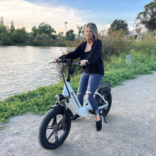 Kingbull Literider 2.0 \| All Terrain Folding Electric Fat Bike - Riding 5 Electric Bike