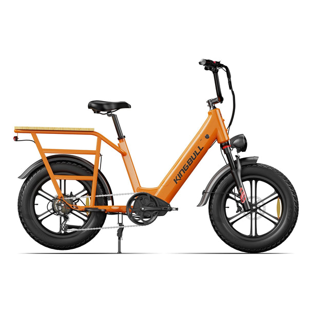 Kingbull Voyager 2.0 | Fat Tire Electric Cargo Bike - Riding 5 Electric Bike