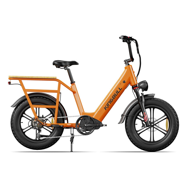 Kingbull Voyager 2.0 | Fat Tire Electric Cargo Bike - Riding 5 Electric Bike