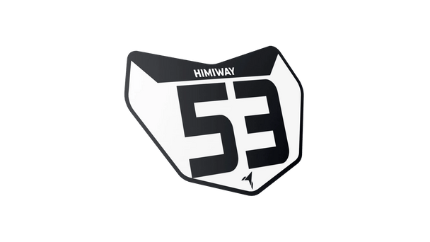 Number Plate - Riding 5 Electric Bike