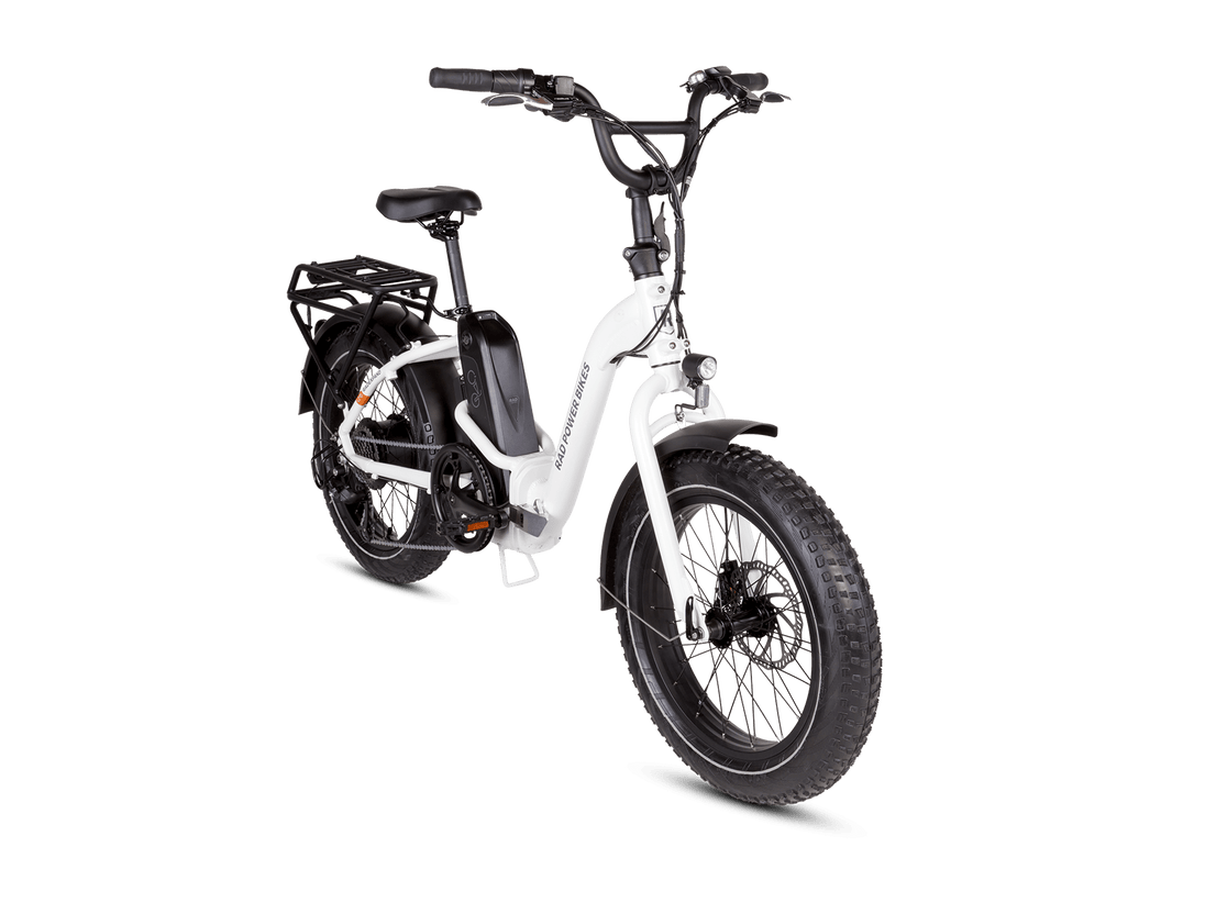 RadExpand™ 5 Electric Folding Bike - Riding 5 Electric Bike