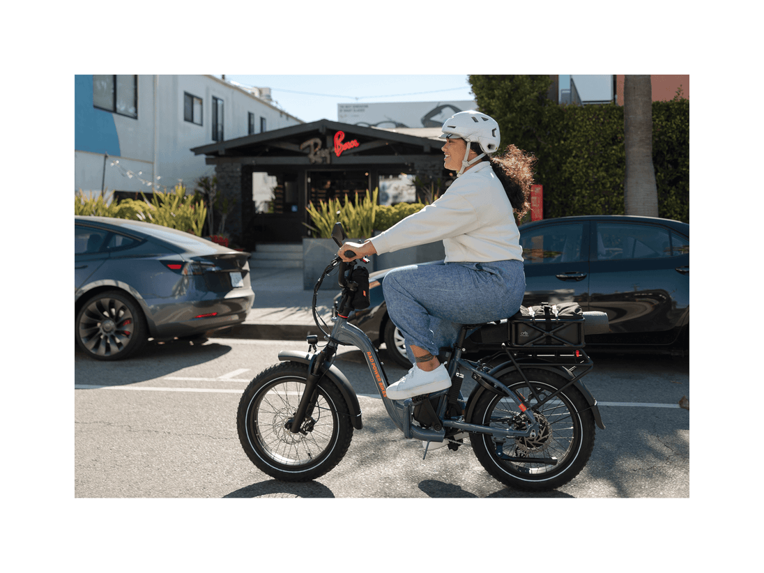 RadExpand™ 5 Plus Electric Folding Bike - Riding 5 Electric Bike