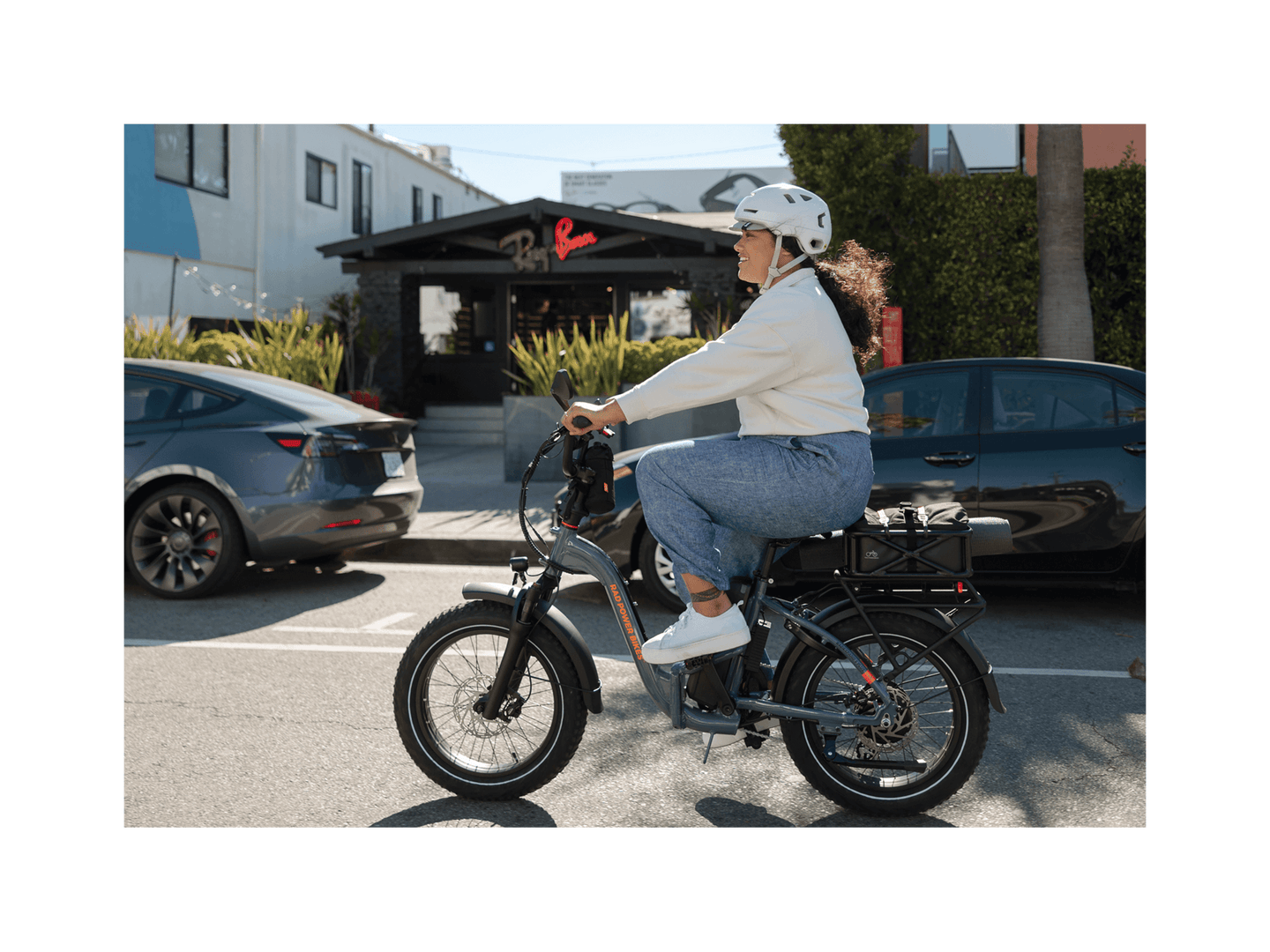 RadExpand™ 5 Plus Electric Folding Bike - Riding 5 Electric Bike