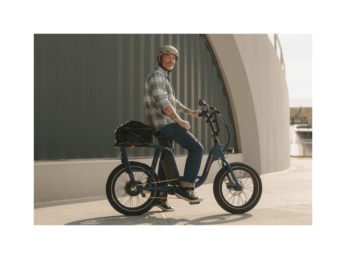 RadRunner™ Electric Cargo Utility Bike - Riding 5 Electric Bike