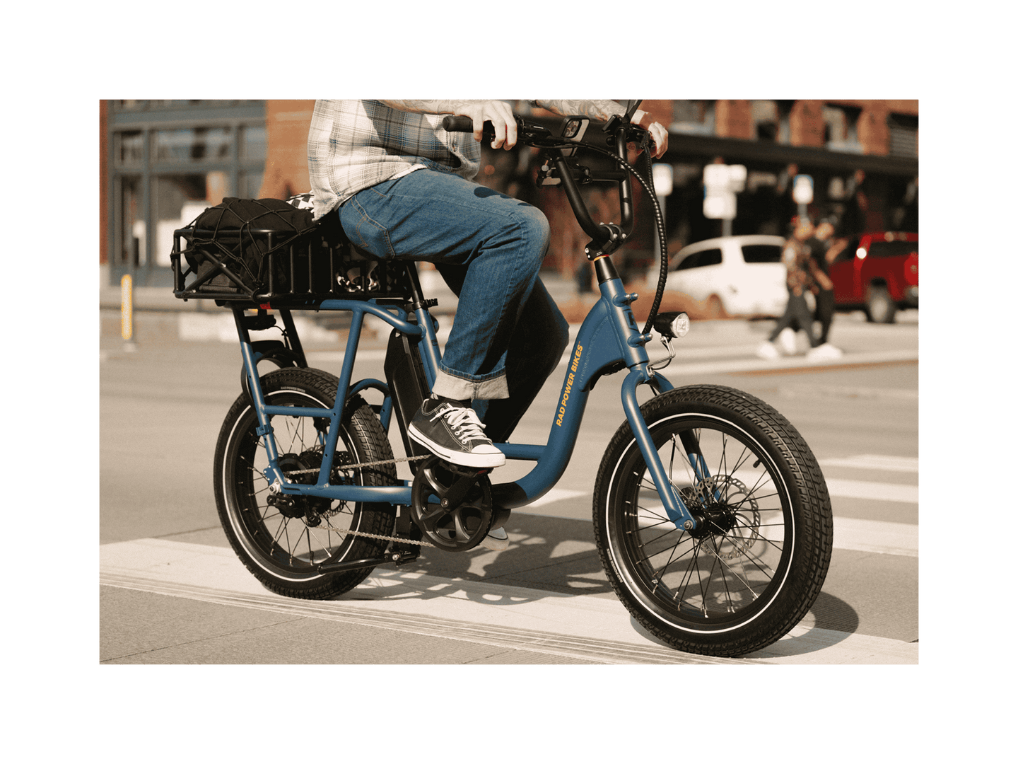 RadRunner™ Electric Cargo Utility Bike - Riding 5 Electric Bike