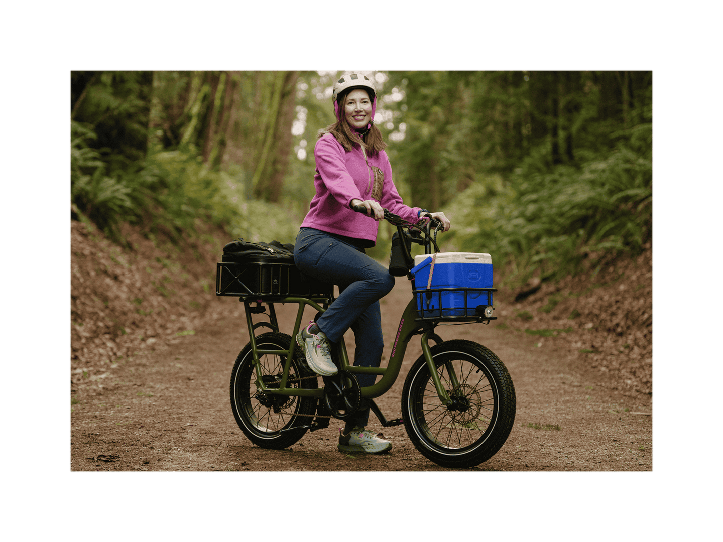 RadRunner™ Electric Cargo Utility Bike - Riding 5 Electric Bike