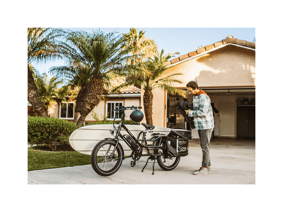RadWagon™ 4 Electric Cargo Bike - Riding 5 Electric Bike