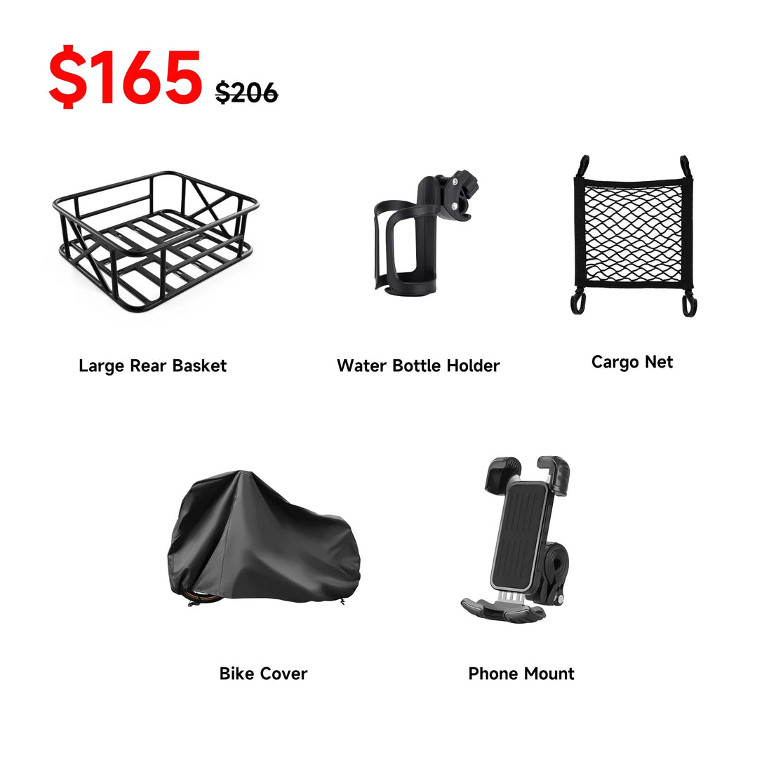 Rear Basket Kit - Riding 5 Electric Bike