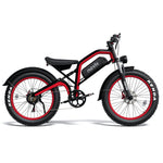 REVR TA7e Off - Road Electric Bike for Adults Black + Red - Riding 5 Electric Bike