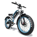 REVR TA7e Off - Road Electric Bike for Adults White + Blue - Riding 5 Electric Bike