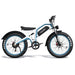 REVR TA7e Off - Road Electric Bike for Adults White + Blue - Riding 5 Electric Bike