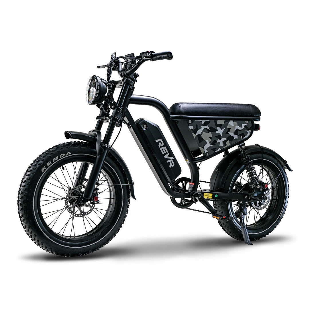 REVR V5 Pro Off - Road Electric Bike for Adults Black - Riding 5 Electric Bike