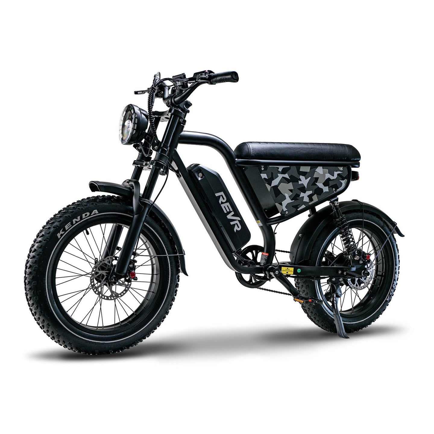 REVR V5 Pro Off - Road Electric Bike for Adults Black - Riding 5 Electric Bike