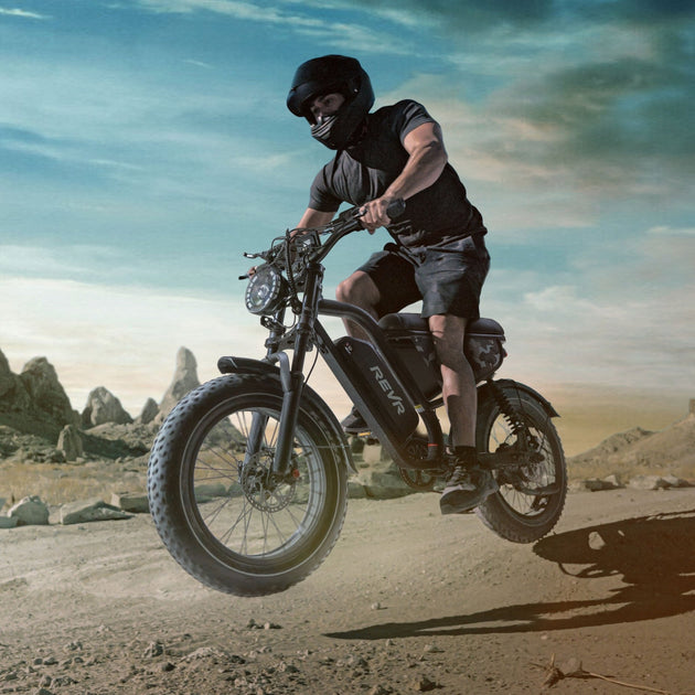 REVR V5 Pro Off - Road Electric Bike for Adults Black - Riding 5 Electric Bike