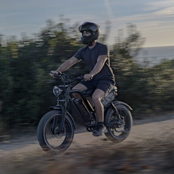 REVR V5 Pro Off - Road Electric Bike for Adults Black - Riding 5 Electric Bike