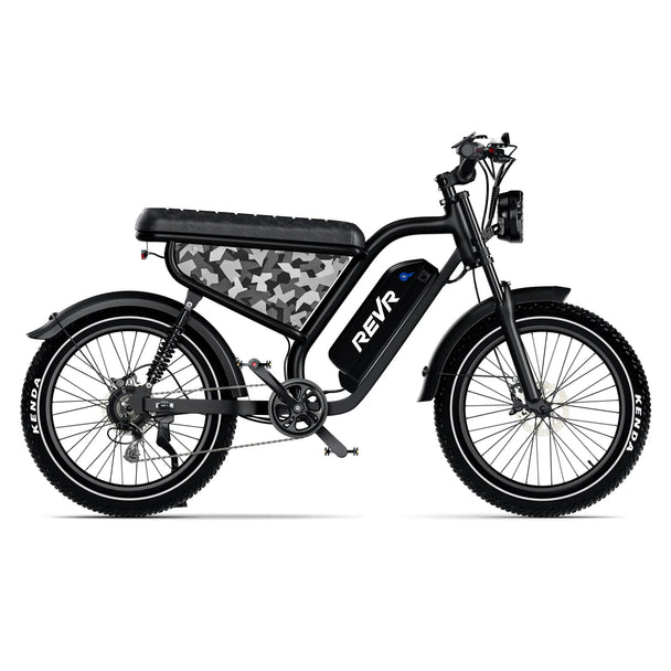 REVR V5 Pro Off - Road Electric Bike for Adults Black - Riding 5 Electric Bike