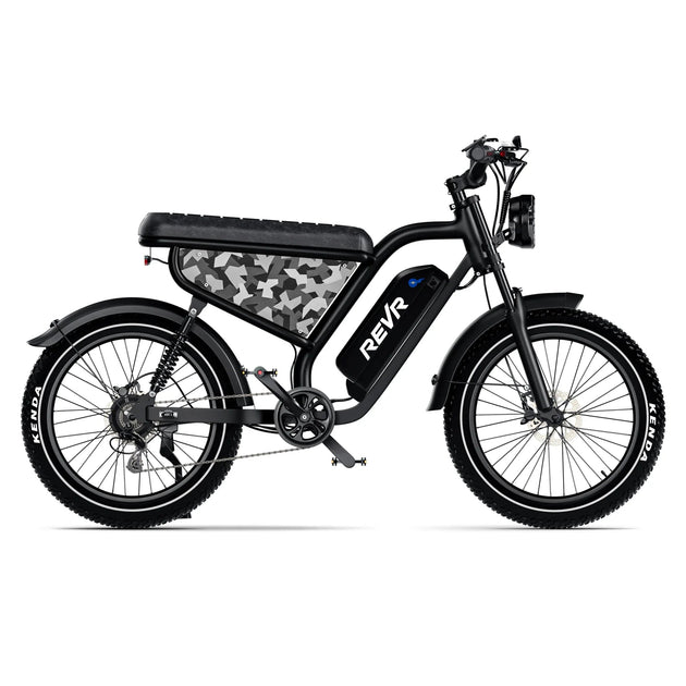 REVR V5 Pro Off - Road Electric Bike for Adults Black - Riding 5 Electric Bike