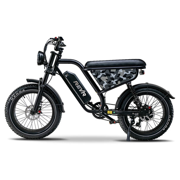 REVR V5 Pro Off - Road Electric Bike for Adults Black - Riding 5 Electric Bike